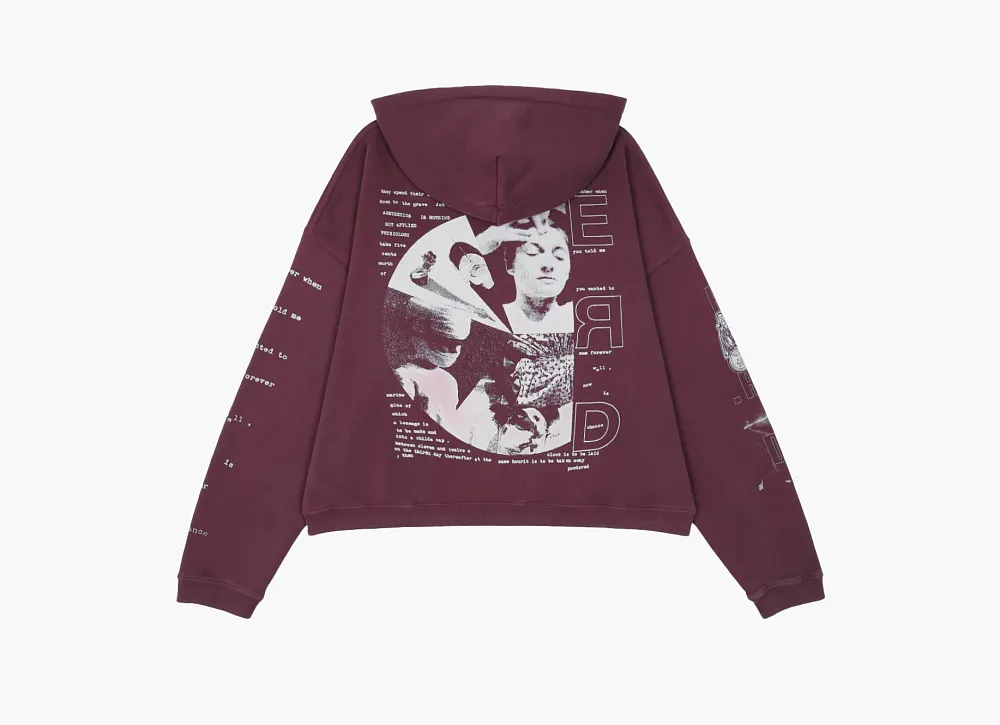 Enfants Riches Deprimes Remember When Hoodie Burgundy