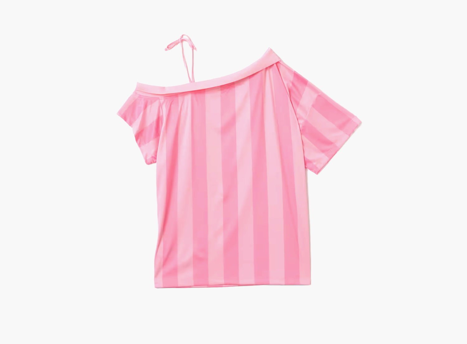 Adidas Originals Off Shoulder Jersey  T-shirt  "True Pink / Semi Pink Glow" 