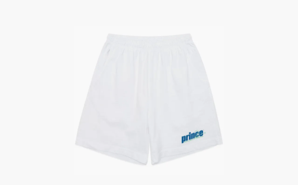 Sporty & Rich Wellness 94 Straight Leg Shorts White 