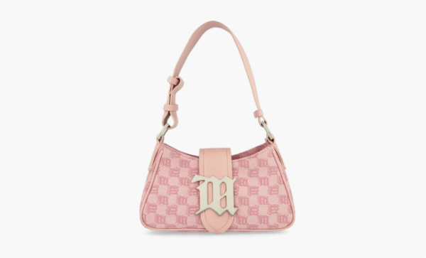 Misbhv Jacquard Monogram Shoulder Bag Pink 