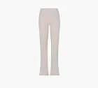 Skims Cotton Jersey Foldover Pant Oatmeal