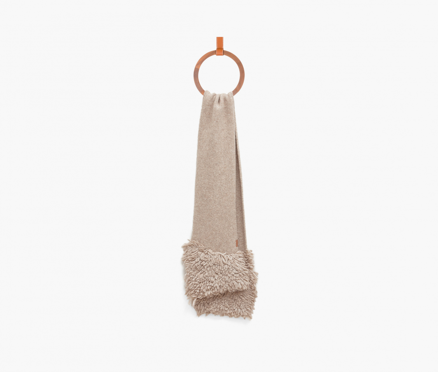 Loewe Scarf in Alpaca Blend "Beige" 