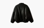 Alo Yoga Faux Leather Premier Bomber Black 