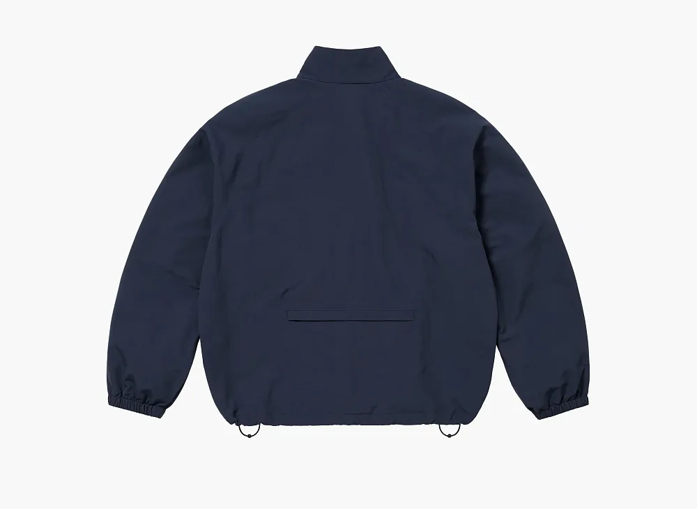 Supreme Contrast Zip Track Jacket Navy