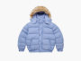 Supreme Facemask 700-Fill Down Puffer Jacket Light Blue 