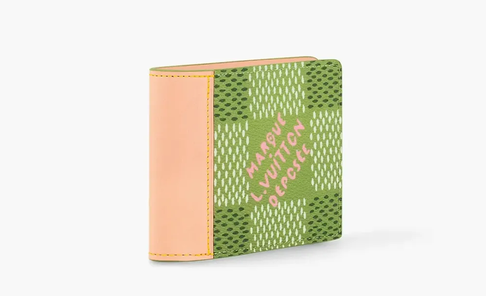 Louis Vuitton by Tyler, the Creator Slender Wallet Green Damier Golf