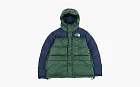 The North Face Himalayan Series Stitched Logo Printed Zipper Parka Green