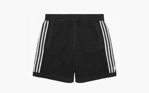 Adidas x Edison Chen Crochet Shorts Charcoal 