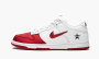 Nike SB Dunk Low "Supreme - Jewel Swoosh Red / White" 