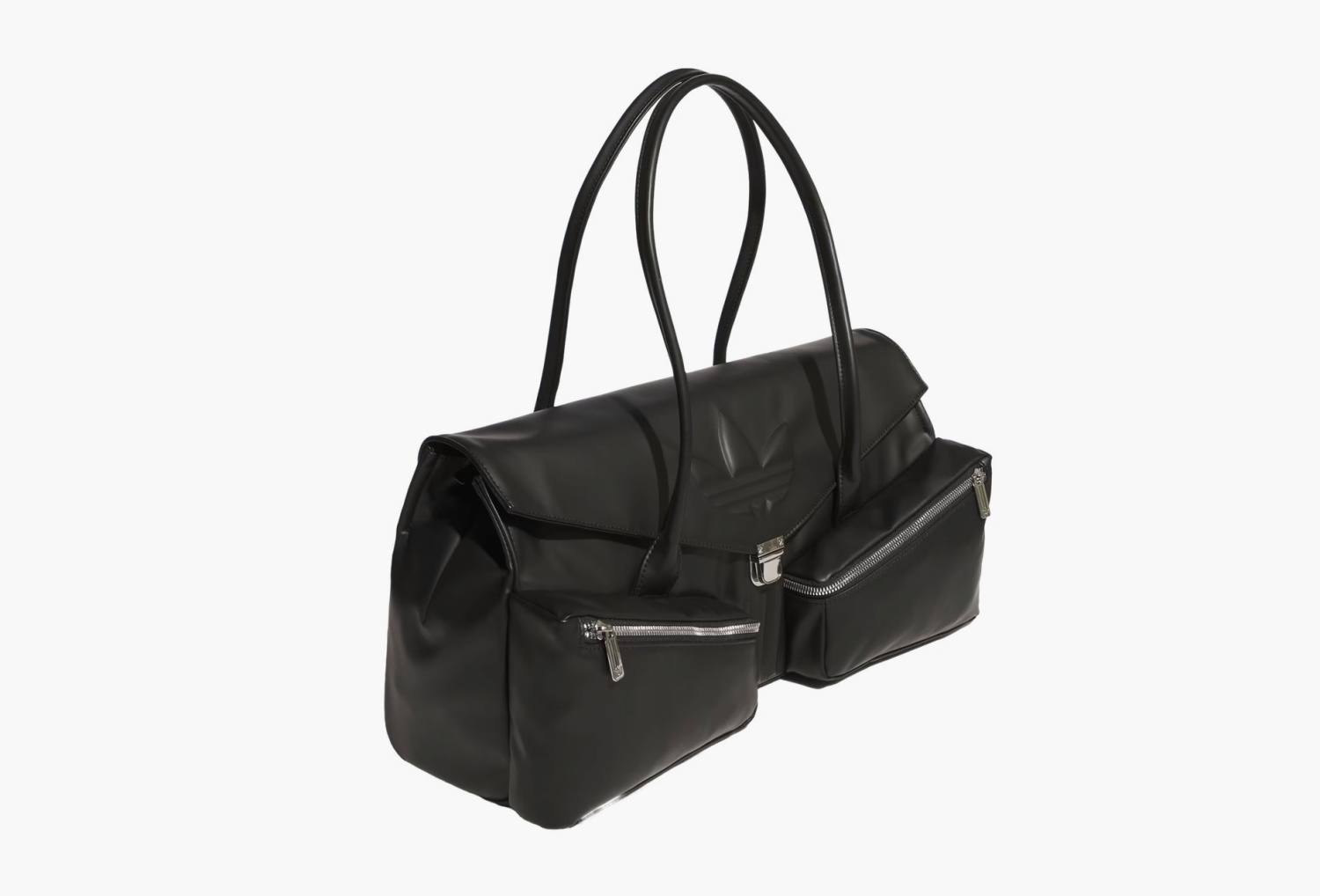 Adidas Originals Pu Leather Shoulder Bag Black 
