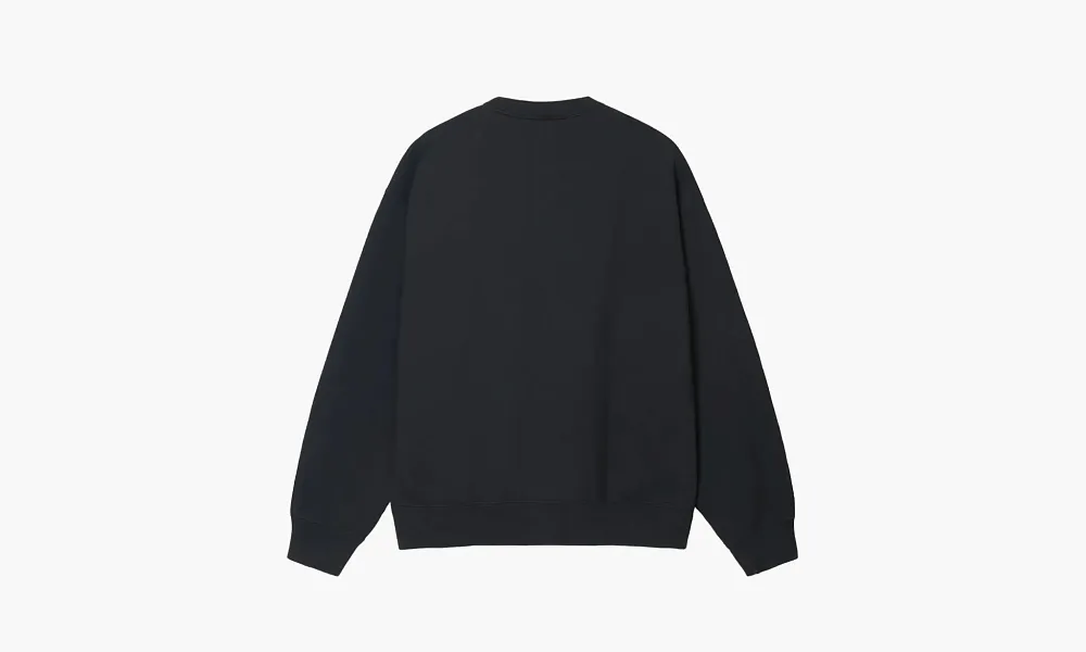 Nike X Stussy Acid Wash Crew Fleece Black