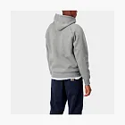 Carhartt WIP Hooded Chase Sweatshirt Dark Grey Heather