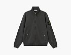 Stone Island Malfile Fleece Old Effect Track Jacket Charcoal Grey