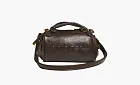 Adidas Polyurethane Pillow Bag Cylinder Bag Shoulder Brown