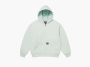 Supreme x Dickies Quilted Lined Zip Up Hooded Sweatshirt Pale Blue 