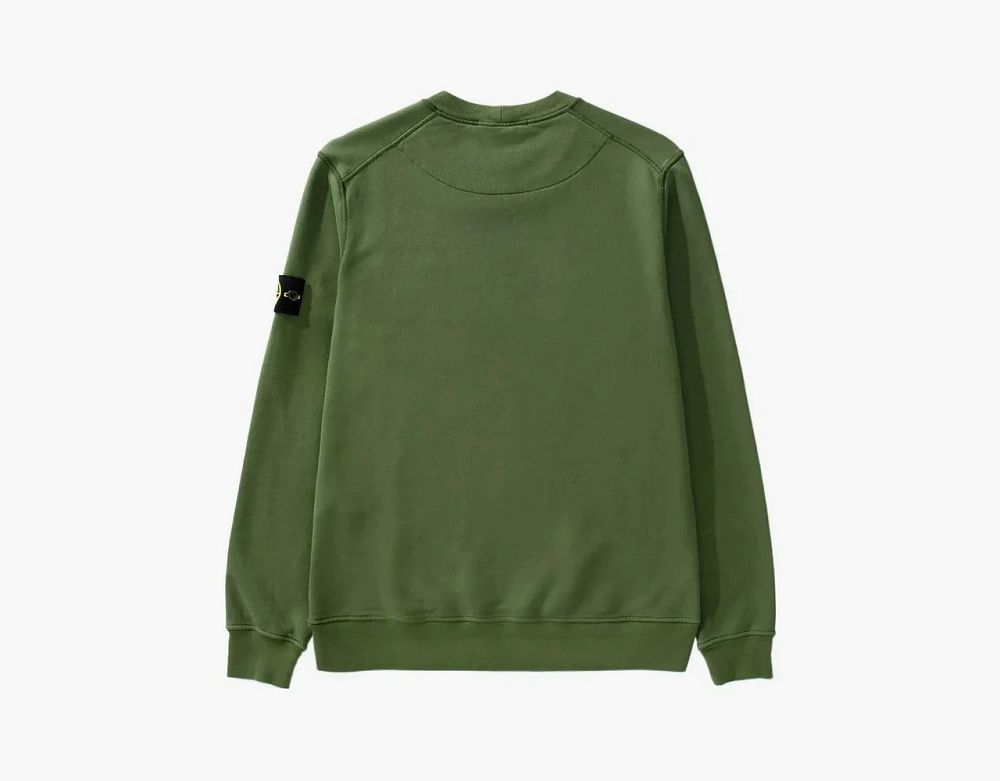 Stone Island Garment Dyed Classic Sweatshirt Olive