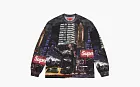 Supreme Skyline Sequin Long-Sleeve Top Black/Night