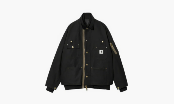 Sacai X Carhartt WIP FW23 Jacket Black  Sacai X Carhartt WIP FW23 Jacket Black