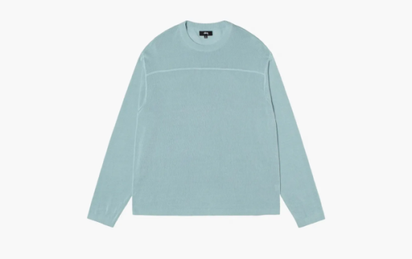 Stussy Lightweight Football Crew Light Blue 