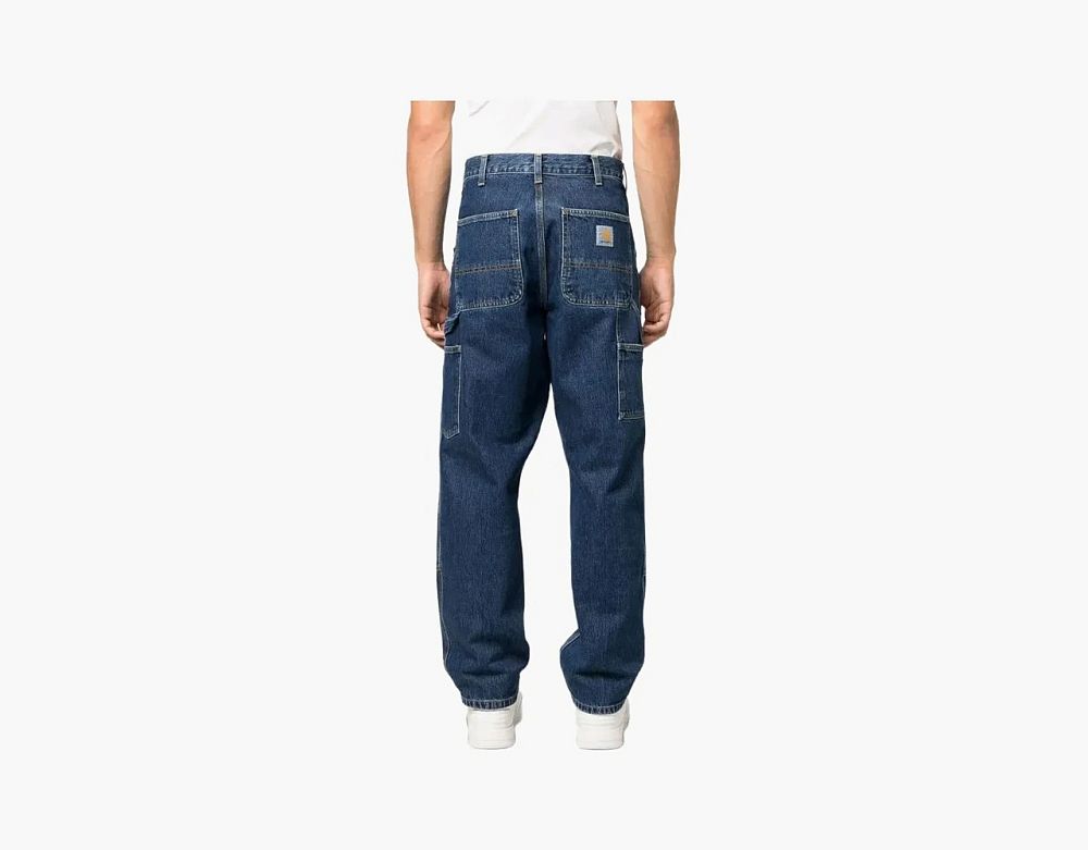 Carhartt WIP Double Knee Pants Dark Blue Denim