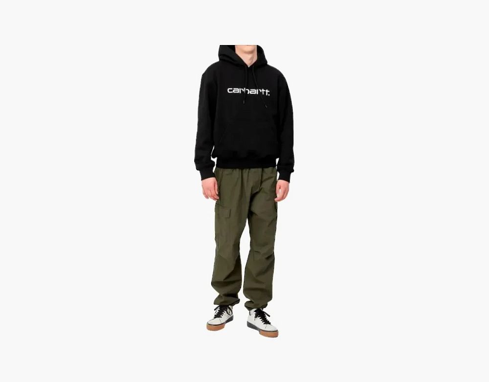 Carhartt WIP Script Hoodie Black