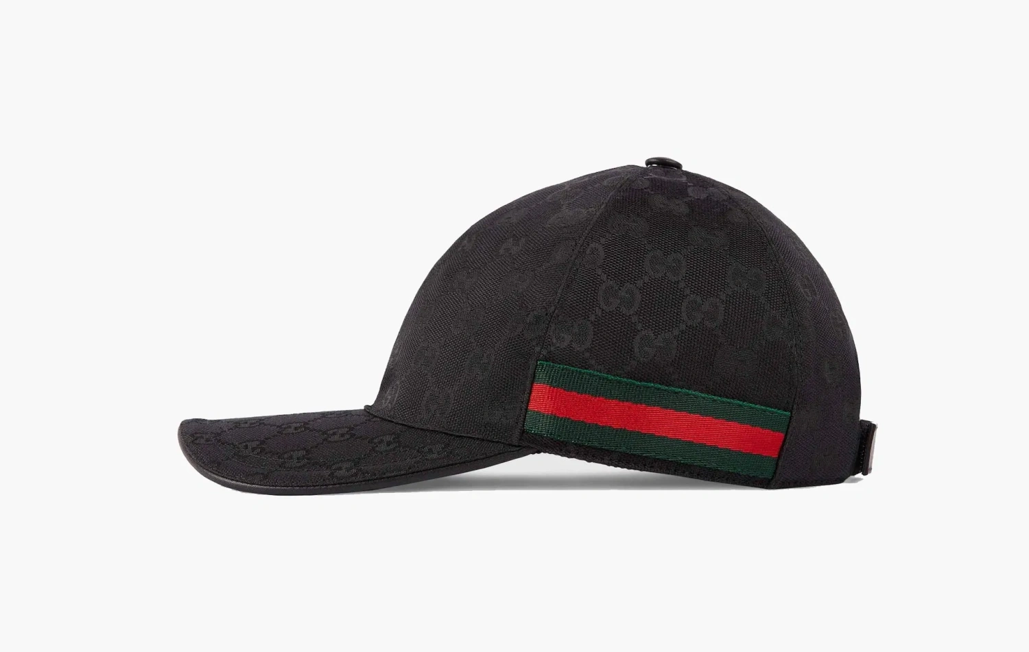 Gucci Original GG Canvas Baseball Hat with Web Black 