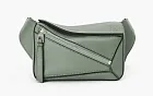 Loewe Mini Puzzle Bumbag Classic Calfskin Green