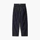 Carhartt WIP Brandon Wide-Leg Jeans Blue Rinsed Denim