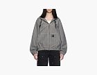 Carhartt WIP Menard Hooded Jacket Grey Herringbone