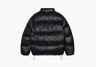 Stussy Wrinkled Nylon Down Puffer Black