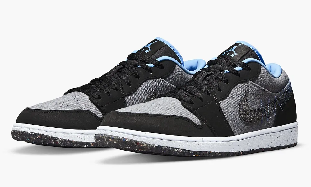 Air Jordan 1 Low SE Crater Grey University Blue