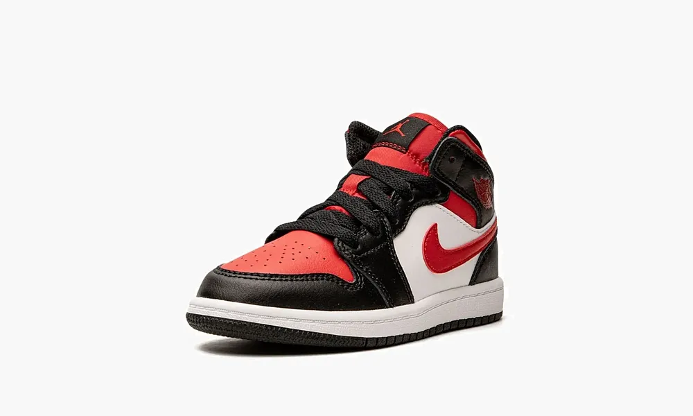 Air Jordan 1 Mid PS Black Fire Red