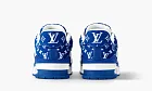 Louis Vuitton Trainer Blue Monogram Textile
