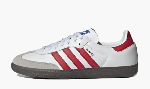 Adidas Samba OG White Better Scarlet 