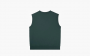 Sporty & Rich Serif Logo Embroidered V Neck Vest "Forest" 