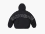 Supreme Faux Fur Reversible Hooded Track Jacket  Black 