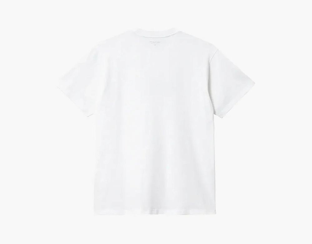 Carhartt WIP Green Box Logo T-Shirt White