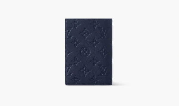 Louis Vuitton Passport Cover Monogram Navy Blue  Louis Vuitton Passport Cover Monogram Navy Blue