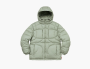 Supreme Warp Hooded Puffy Jacket Sage 