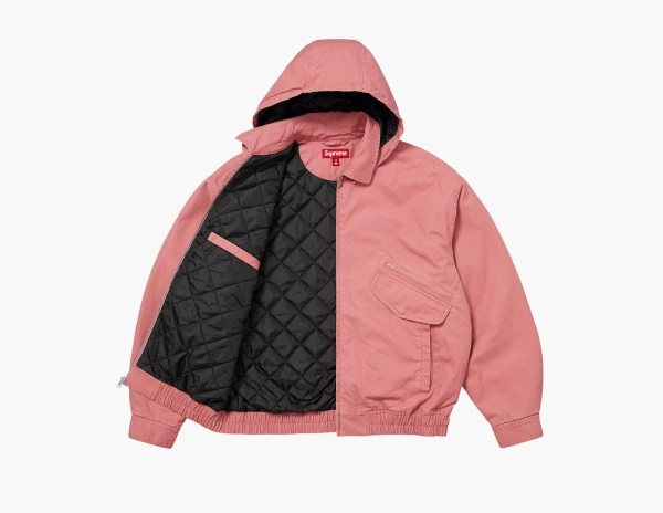 Supreme Hooded Utility Jacket Pink  Supreme Hooded Utility Jacket Pink