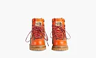 The North Face x Gucci Lace Up Boot Beige Orange Monogram
