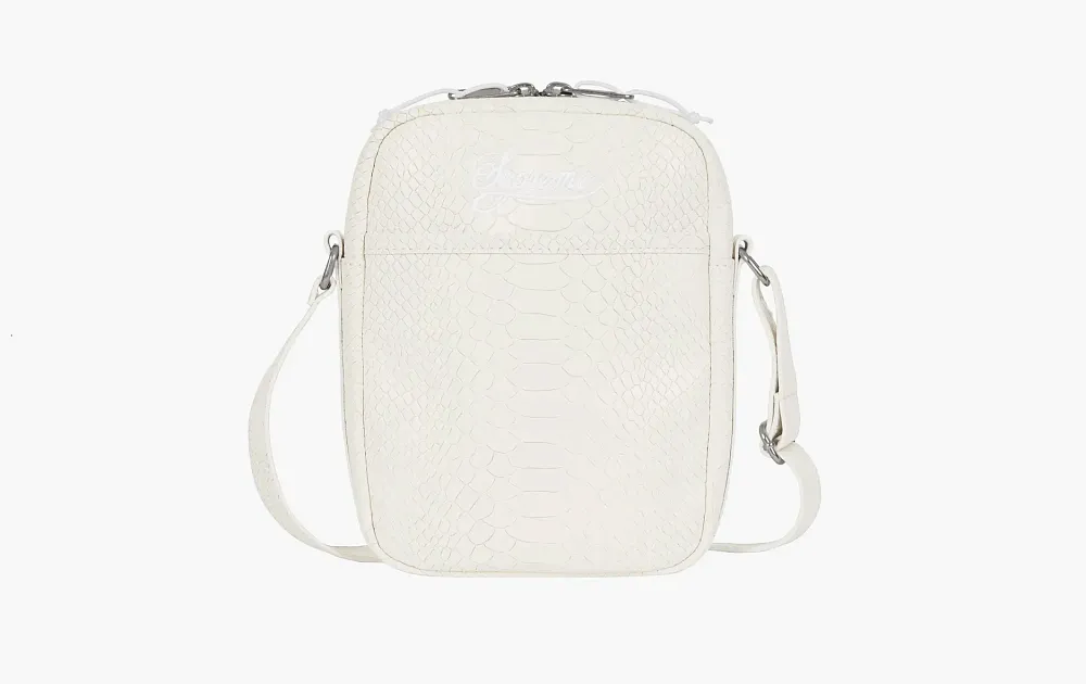 Supreme x Nike Leather Shoulder Bag Snakeskin