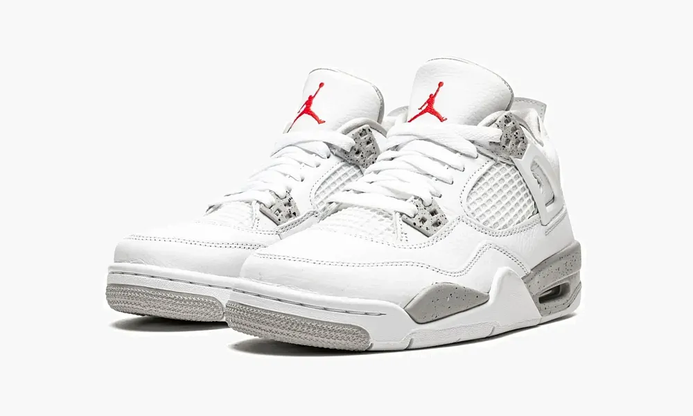 Air Jordan 4 Retro GS White Oreo