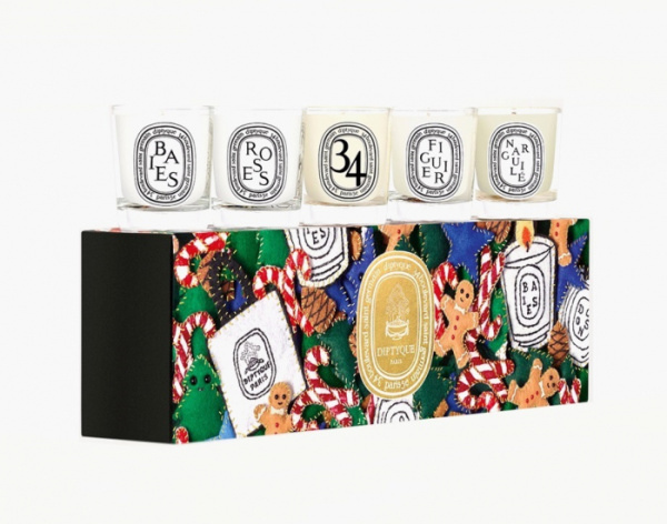 Diptyque Limited Edition Set of 5 Miniature Candles 