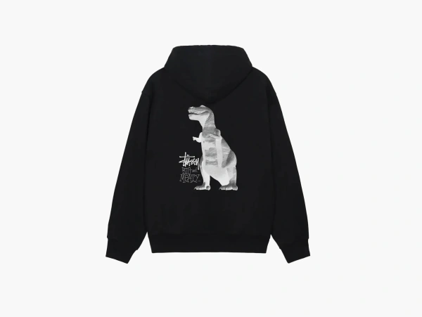 Stussy Big & Meaty Zip Hoodie Black 