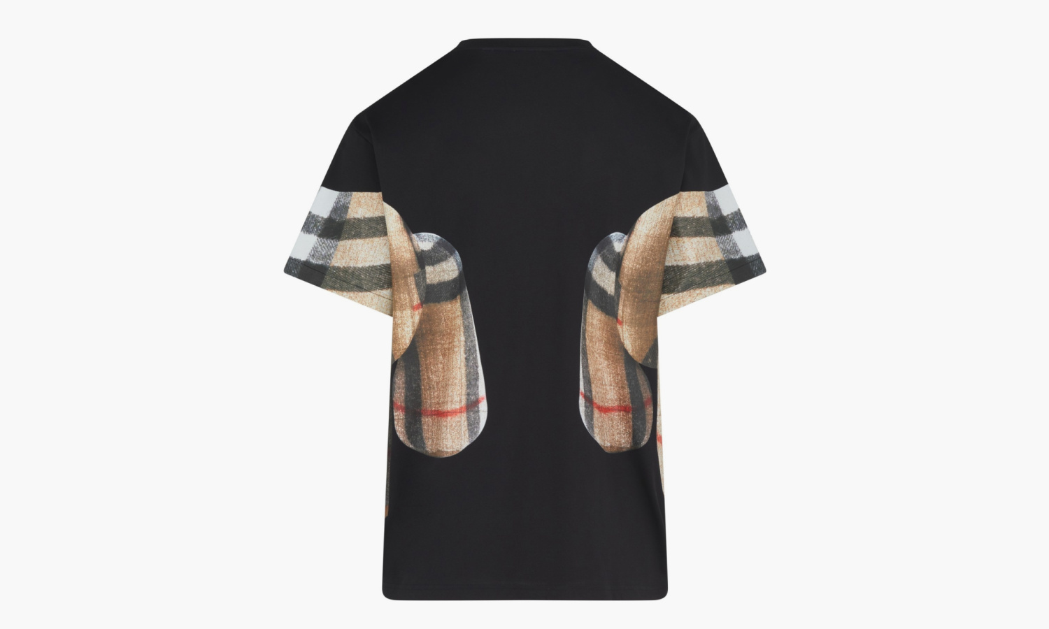 фото Burberry Thomas Bear Print Cotton Oversized T-shirt "Black" (Футболки)-80495681