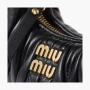 Miu Miu Matelasse Mini crossbody bag in nappa leather "Black" 