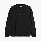 Carhartt WIP Tonal Logo Sweatshirt Black