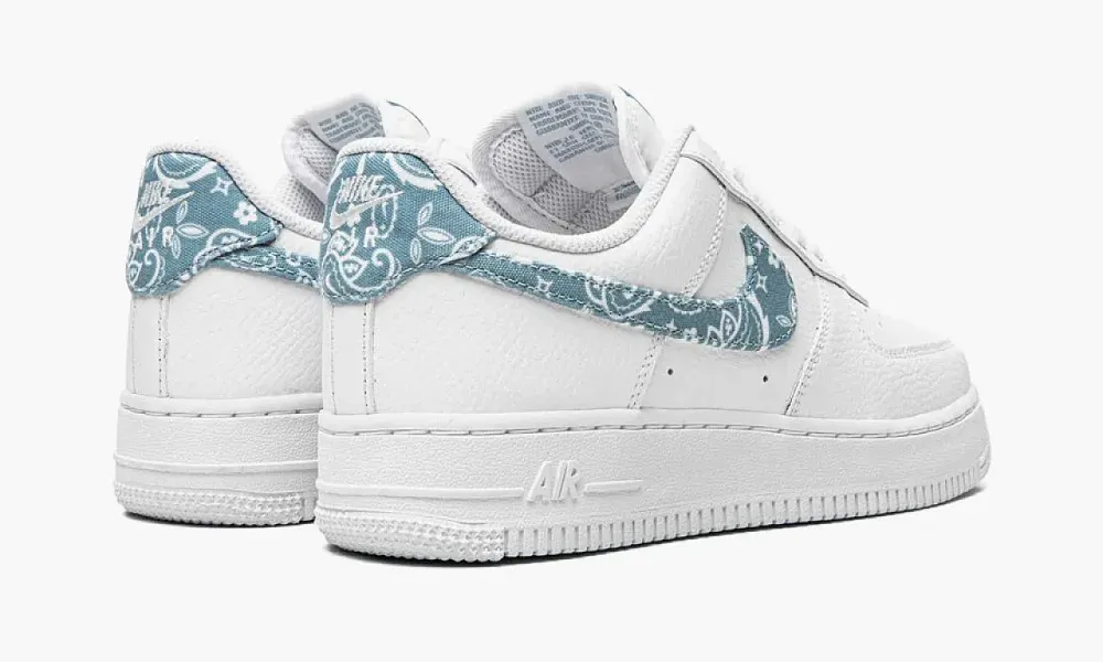 Nike Air Force 1 Low '07 Essential WMNS White Worn Blue Paisley