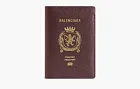 Balenciaga Passport Holder in Red